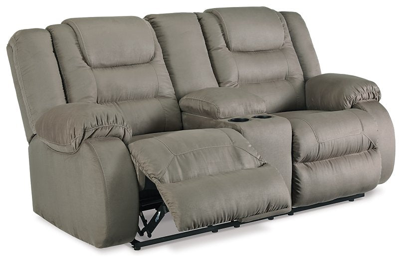 McCade Reclining Loveseat with Console - Affordable Home Luxury