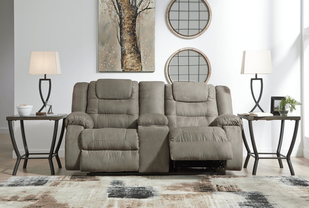 McCade Reclining Loveseat with Console - Affordable Home Luxury