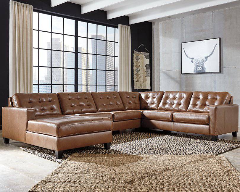 Baskove Sectional with Chaise - Affordable Home Luxury