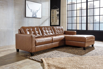 Baskove Sectional with Chaise - Affordable Home Luxury