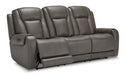 Card Player Power Reclining Sofa - Affordable Home Luxury