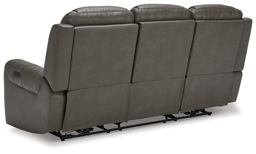 Card Player Power Reclining Sofa - Affordable Home Luxury