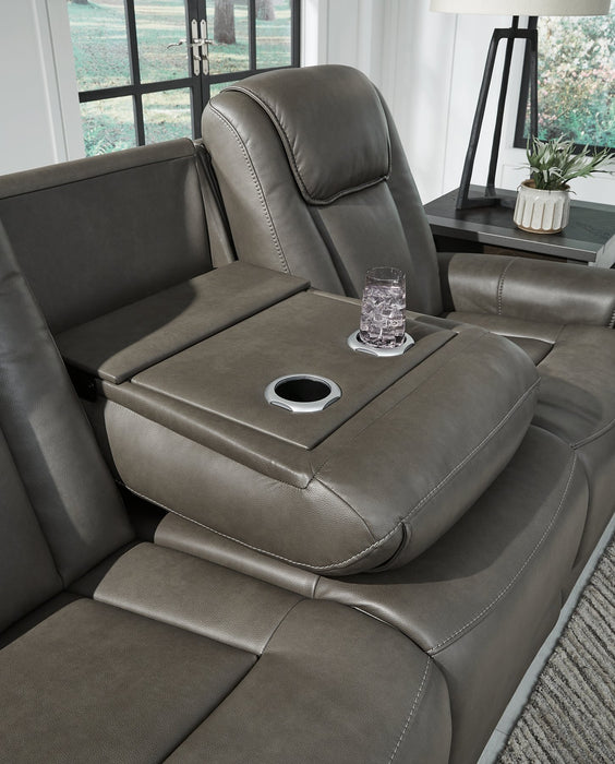 Card Player Power Reclining Sofa - Affordable Home Luxury