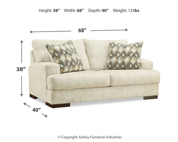 Caretti Loveseat - Affordable Home Luxury