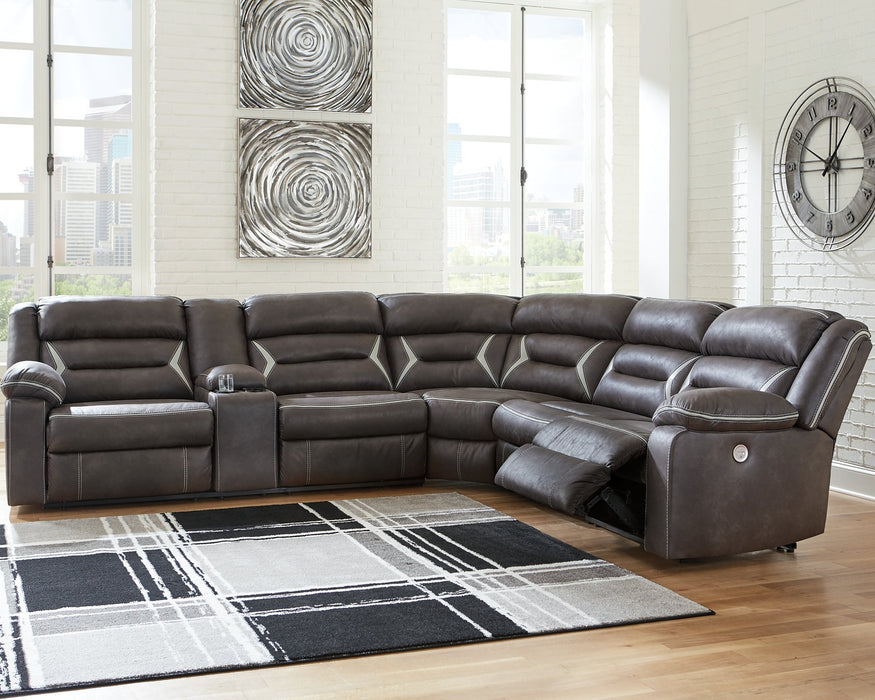 Kincord Power Reclining Sectional - Affordable Home Luxury