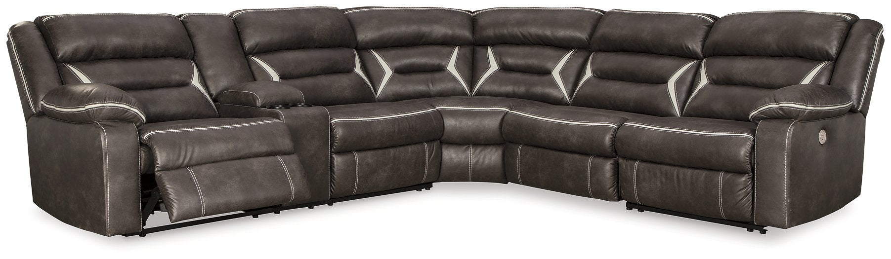 Kincord Power Reclining Sectional - Affordable Home Luxury