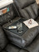 Willamen Reclining Sofa with Drop Down Table - Affordable Home Luxury