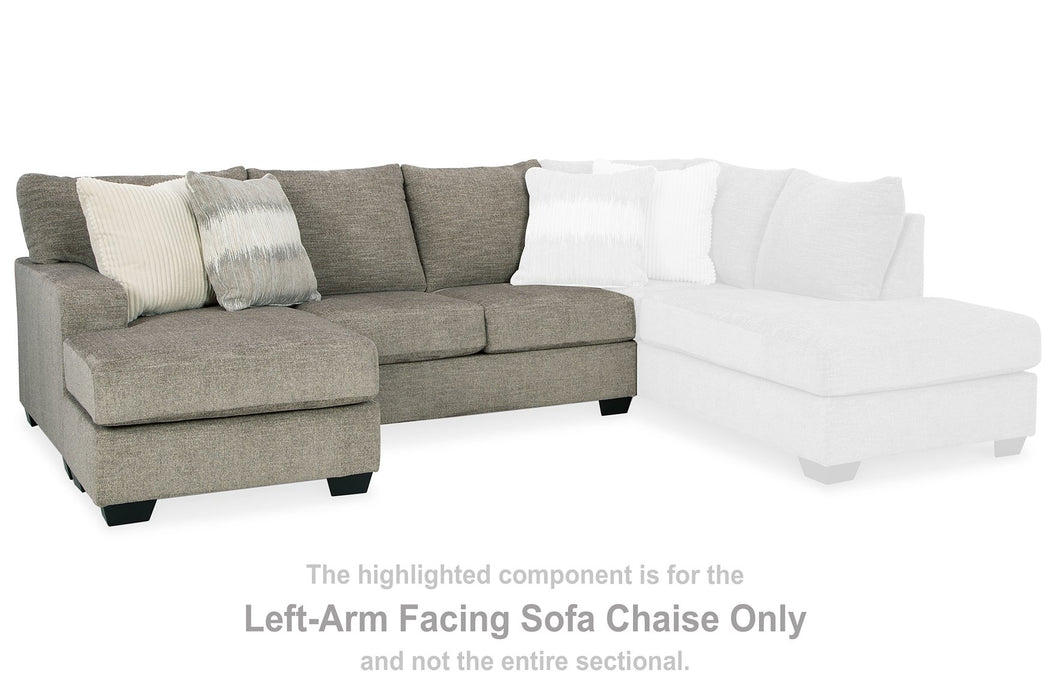 Creswell 2-Piece Sectional with Chaise - Affordable Home Luxury