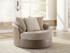 Keskin Oversized Swivel Accent Chair - Affordable Home Luxury