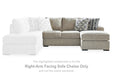 Calnita 2-Piece Sectional with Chaise - Affordable Home Luxury