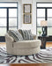 Calnita Oversized Swivel Accent Chair - Affordable Home Luxury