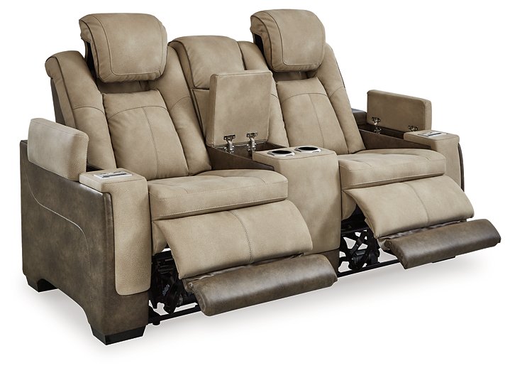 Next-Gen DuraPella Power Reclining Loveseat with Console - Affordable Home Luxury