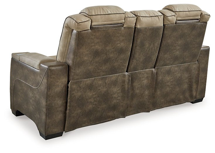 Next-Gen DuraPella Power Reclining Loveseat with Console - Affordable Home Luxury