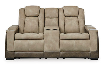 Next-Gen DuraPella Power Reclining Loveseat with Console - Affordable Home Luxury