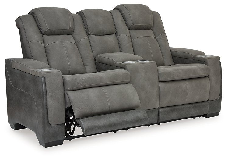 Next-Gen DuraPella Power Reclining Loveseat with Console - Affordable Home Luxury