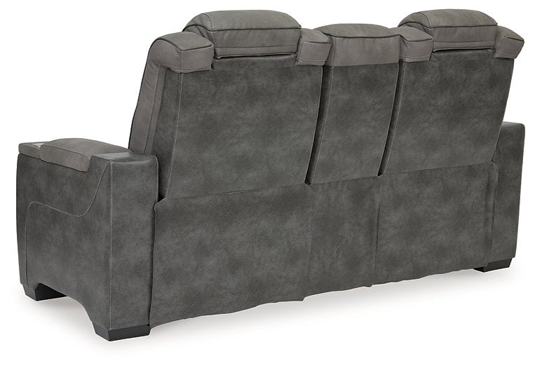 Next-Gen DuraPella Power Reclining Loveseat with Console - Affordable Home Luxury