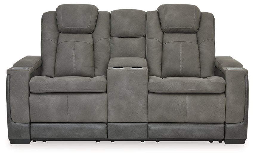 Next-Gen DuraPella Power Reclining Loveseat with Console - Affordable Home Luxury