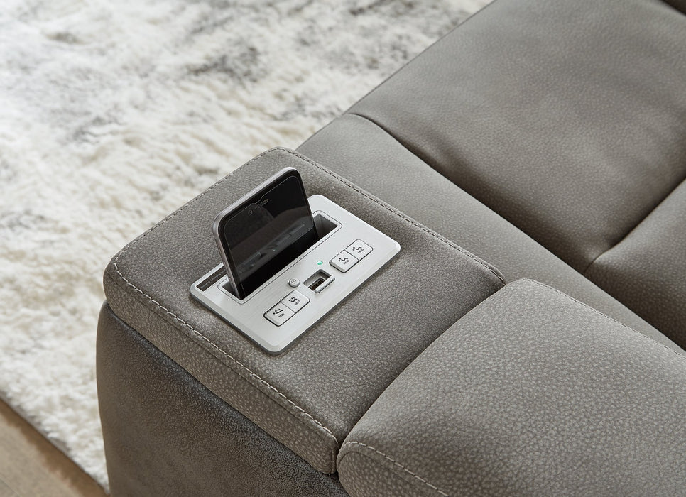 Next-Gen DuraPella Power Reclining Loveseat with Console - Affordable Home Luxury