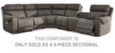 Hoopster 6-Piece Power Reclining Sectional - Affordable Home Luxury