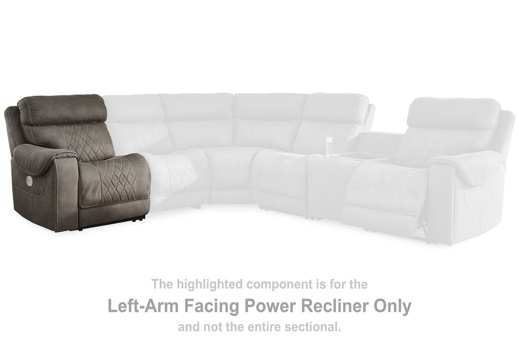 Hoopster 6-Piece Power Reclining Sectional - Affordable Home Luxury