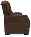 Owner's Box Power Recliner - Affordable Home Luxury