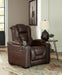 Owner's Box Power Recliner - Affordable Home Luxury