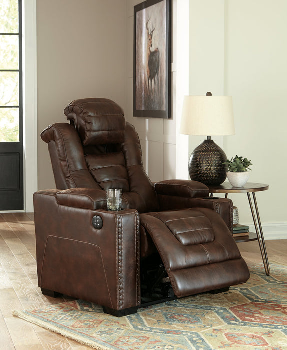 Owner's Box Power Recliner - Affordable Home Luxury