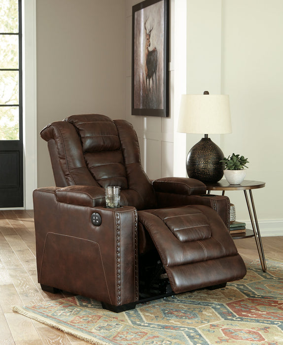 Owner's Box Power Recliner - Affordable Home Luxury