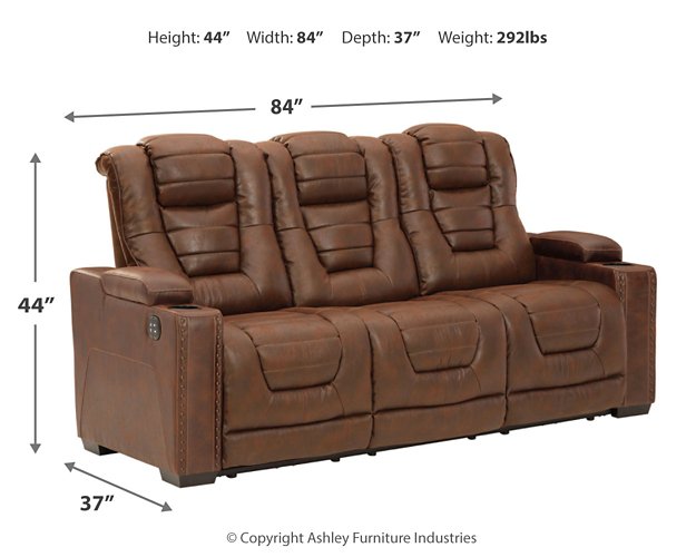 Owner's Box Power Reclining Sofa - Affordable Home Luxury