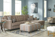 Flintshire Oversized Accent Ottoman - Affordable Home Luxury