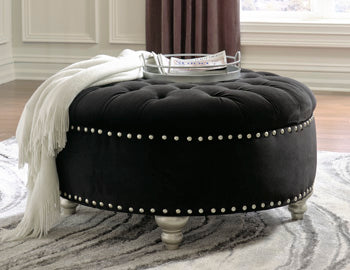 Harriotte Oversized Accent Ottoman - Affordable Home Luxury