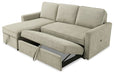 Kerle 2-Piece Sectional with Pop Up Bed - Affordable Home Luxury