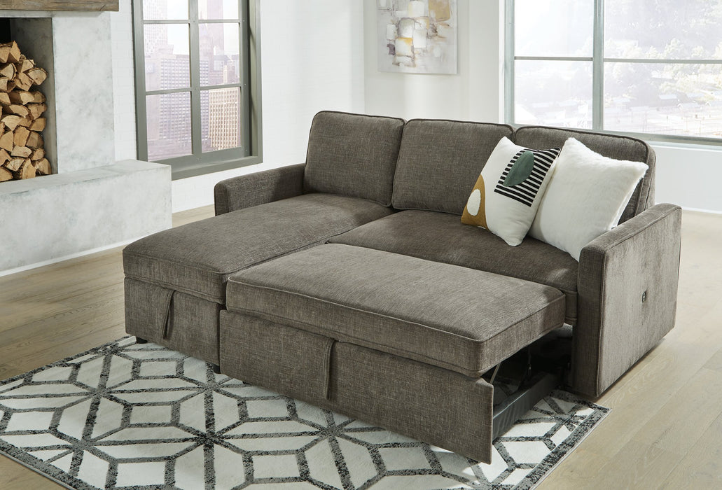 Kerle 2-Piece Sectional with Pop Up Bed - Affordable Home Luxury