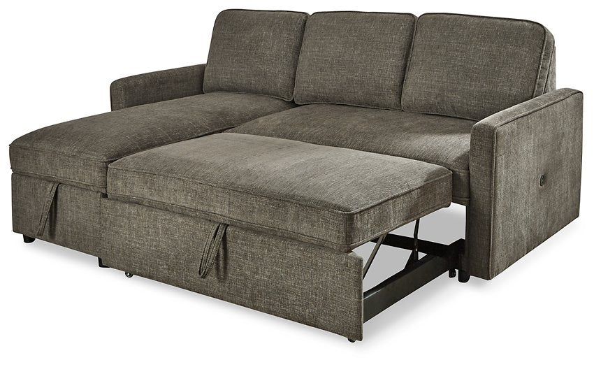 Kerle 2-Piece Sectional with Pop Up Bed - Affordable Home Luxury