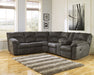 Tambo 2-Piece Reclining Sectional - Affordable Home Luxury