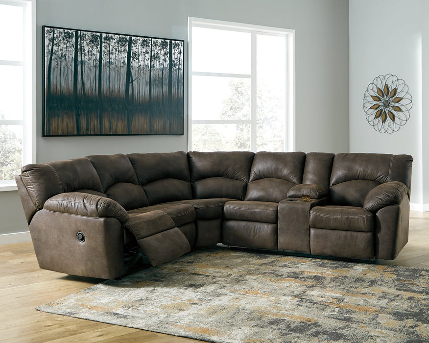 Tambo 2-Piece Reclining Sectional - Affordable Home Luxury