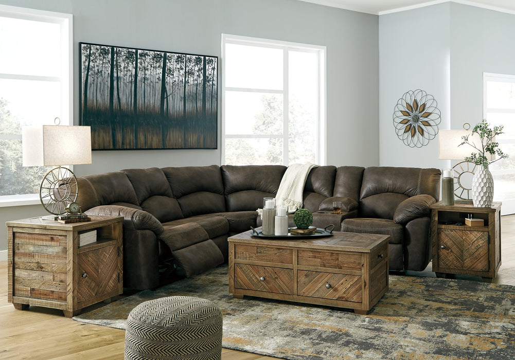 Tambo 2-Piece Reclining Sectional - Affordable Home Luxury