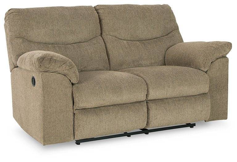 Alphons Reclining Loveseat - Affordable Home Luxury