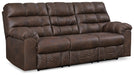 Derwin Reclining Sofa with Drop Down Table - Affordable Home Luxury