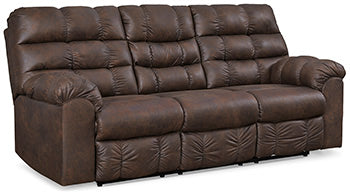 Derwin Reclining Sofa with Drop Down Table - Affordable Home Luxury