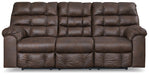 Derwin Reclining Sofa with Drop Down Table - Affordable Home Luxury