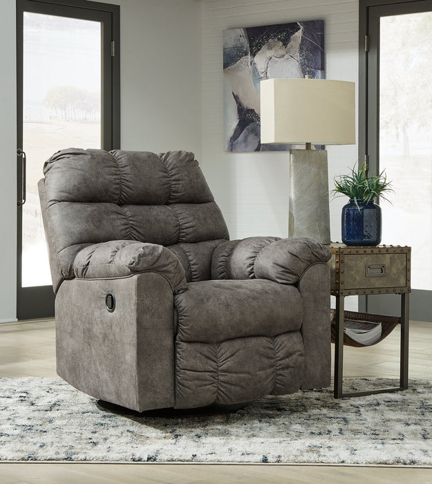 Derwin Swivel Glider Recliner - Affordable Home Luxury