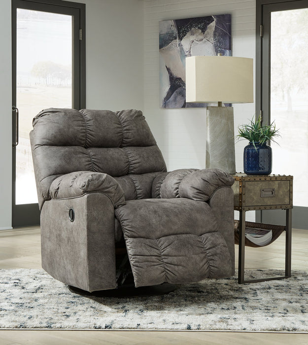 Derwin Swivel Glider Recliner - Affordable Home Luxury