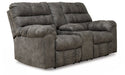 Derwin Reclining Loveseat with Console - Affordable Home Luxury