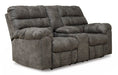 Derwin Reclining Loveseat with Console - Affordable Home Luxury