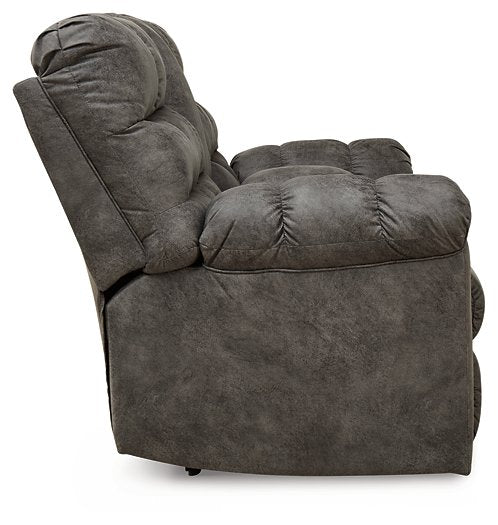 Derwin Reclining Loveseat with Console - Affordable Home Luxury