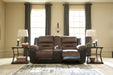 Earhart Reclining Loveseat with Console - Affordable Home Luxury