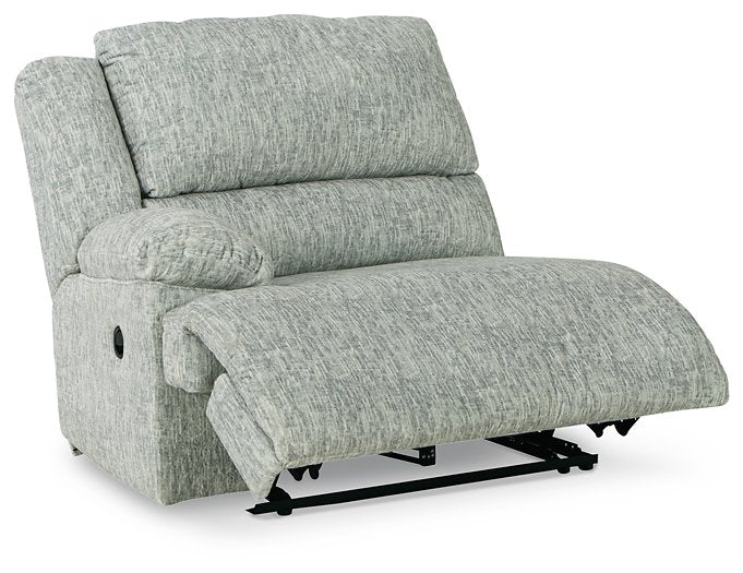 McClelland Reclining Sectional Loveseat with Console - Affordable Home Luxury