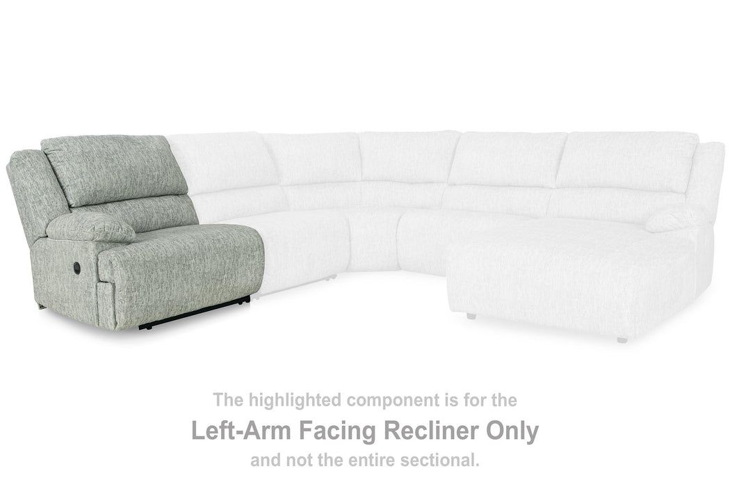 McClelland Reclining Sectional Loveseat with Console - Affordable Home Luxury