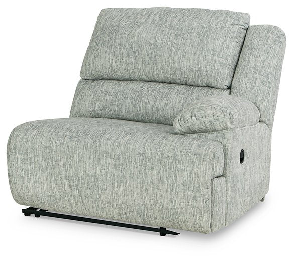 McClelland Reclining Sectional Loveseat with Console - Affordable Home Luxury